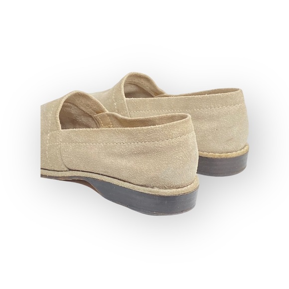 Donald J Pliner ⌘ Leather Cap Toe Espadrille Flats Shoes ⌘ Sand Suede ⌘ 6M - Picture 7 of 16